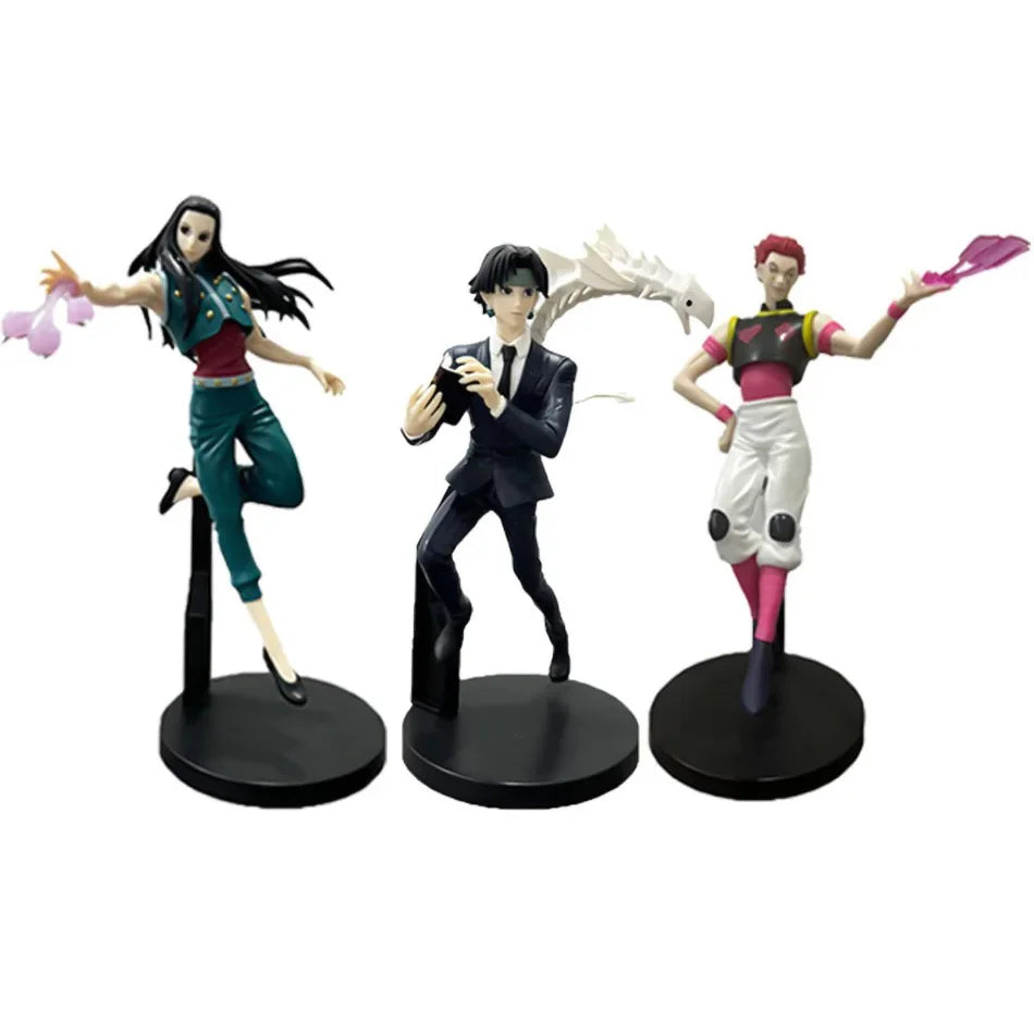 Anime HUNTER×HUNTER Killua Zoldyck GON·FREECSS Chrollo Lucilfer Figure PVC Model Collection Ornament Toy Doll Gifts In Stock