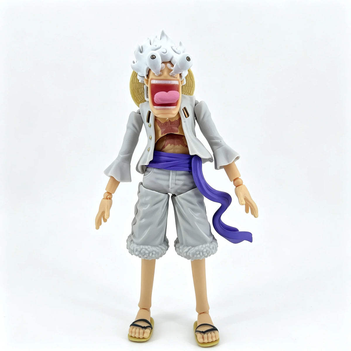 Bandai SHFiguarts NiKa Monkey D. Luffy Action Figure Model Collectible Gift for Boys Birthday Ornament