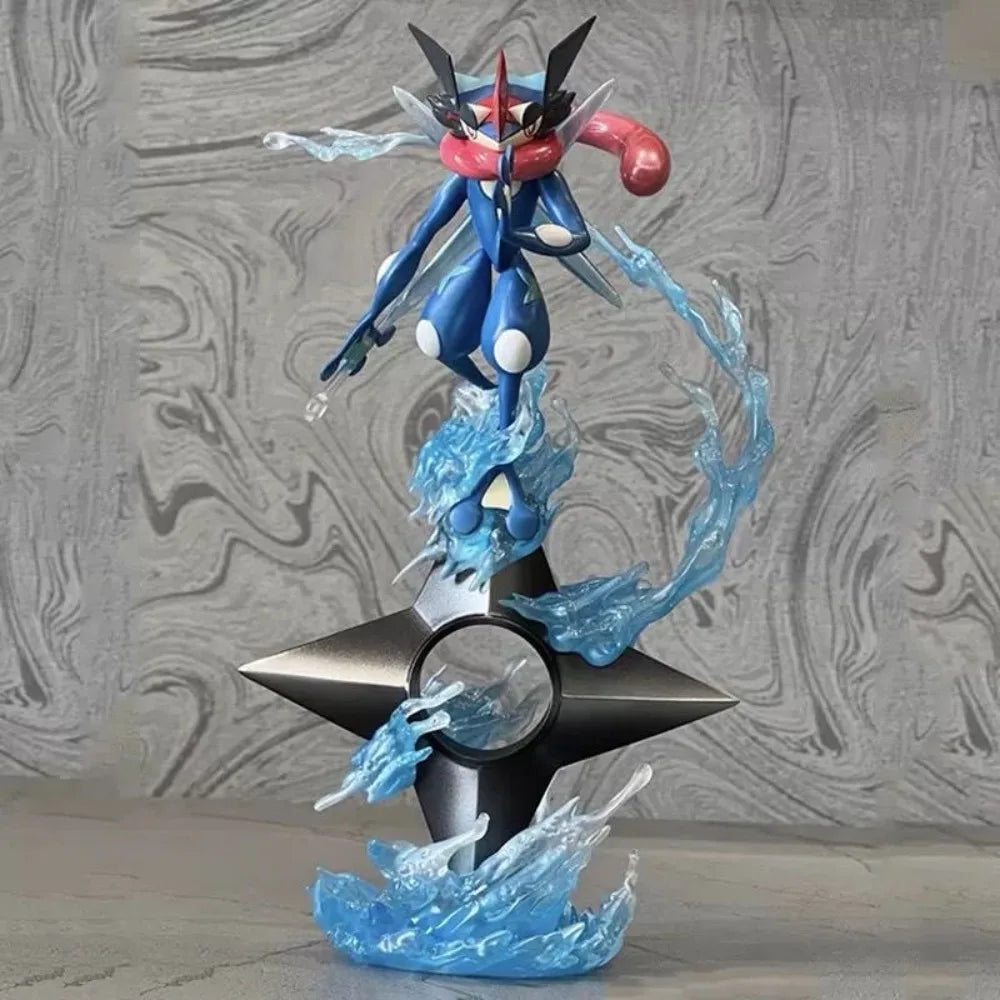 19cm/7.48in Anime Pokemon Figure Greninja Action Figures Pvc Statue Desktop Ornamen Collection Model Toys Gifts