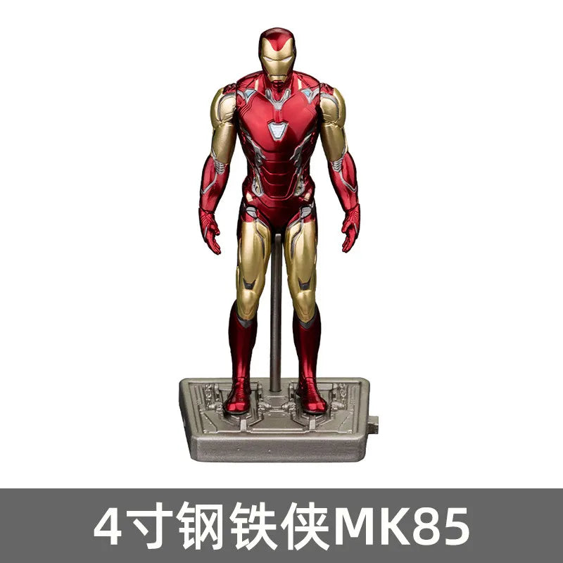 ZDTDS Original Iron Man 4 Inch MK42 MK43 MK45 MK46 MK50 MK85 Mark Action Figure Marvel Legend Avengers Tony Stark Toy Model Gift