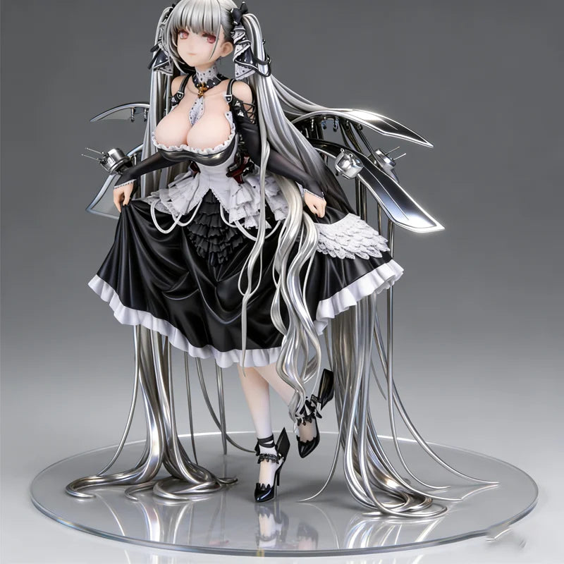 Azur Lane Formidable Figure With Exchangeable Face Parts High Quality Deluxe Statue Gothic Lolita Dress Anime Model For Display