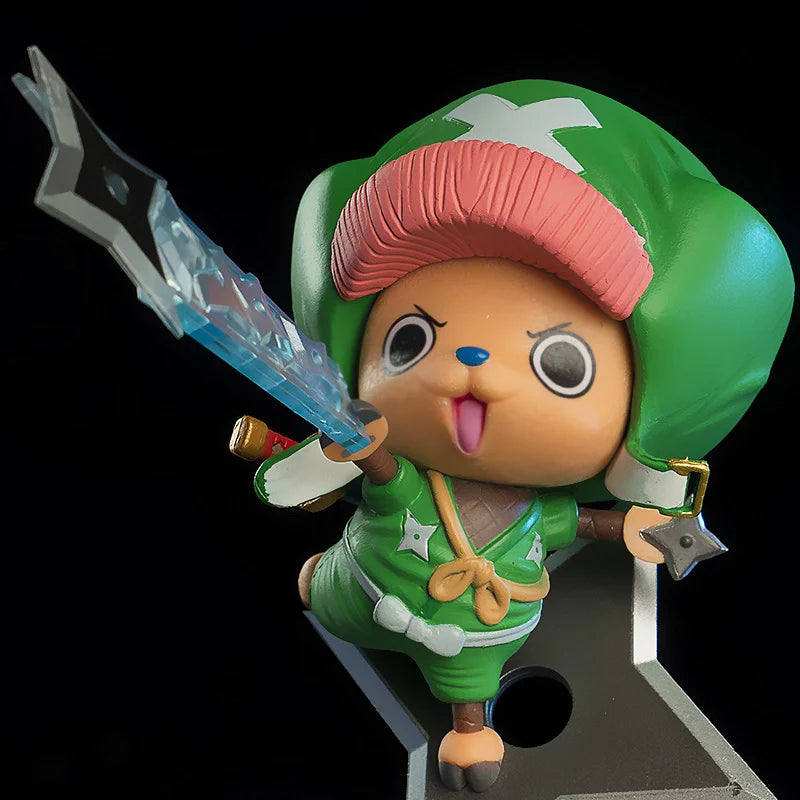 One Piece PVC Action Figure Kimono Ninja Tony Tony Chopper Anime Figure  Collection Model Dolls Kid Gift Toys Decoration