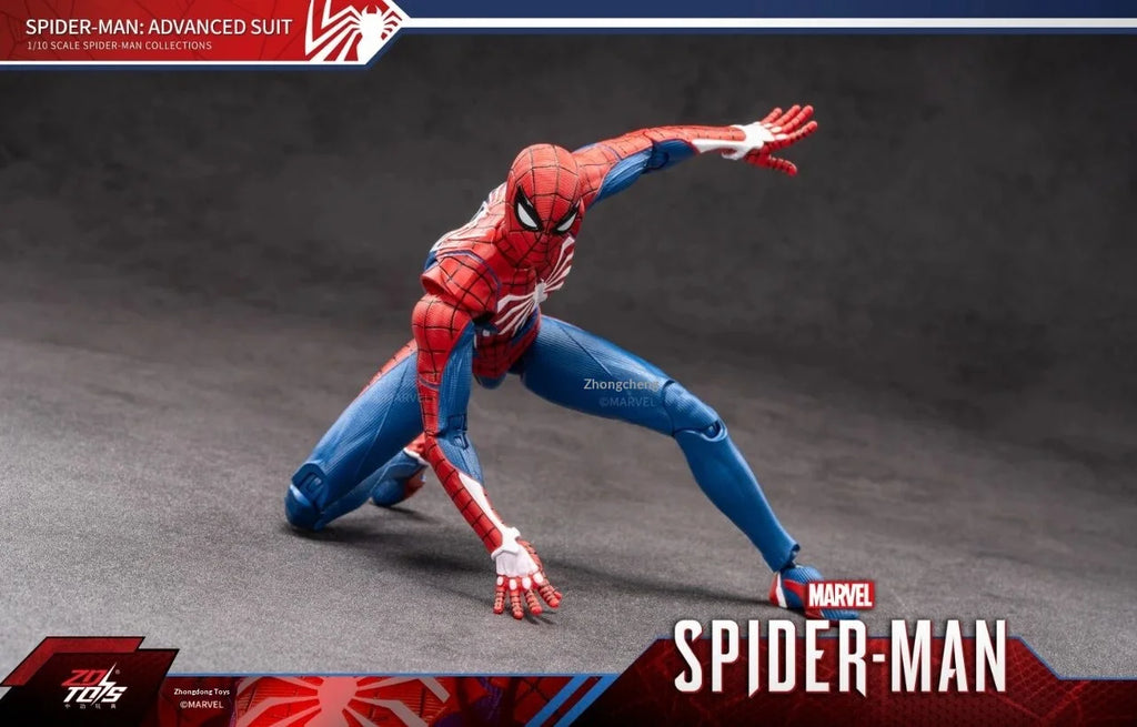 Zd Toys Marvel Spider Man Action Figure Ps4 Game Version Full Articulated Collectible Model For Display