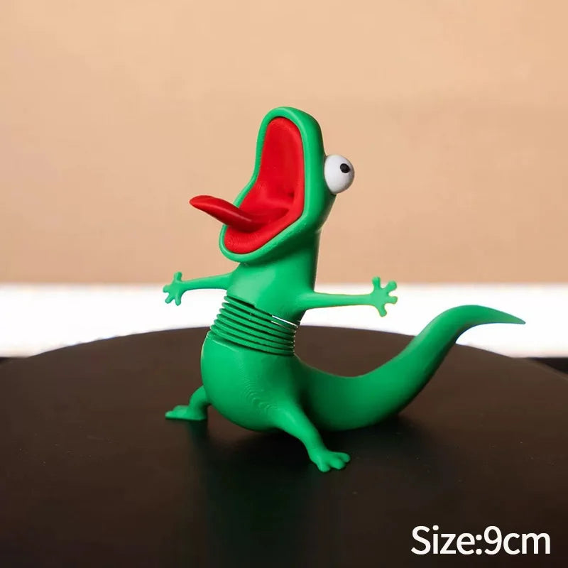 Green Lizard Hoppers Supplies Anime Figure 3D Printed Desktop Ornaments Cartoon 2D Funny Tom Keychain Backpack Pendant Charm 도마뱀