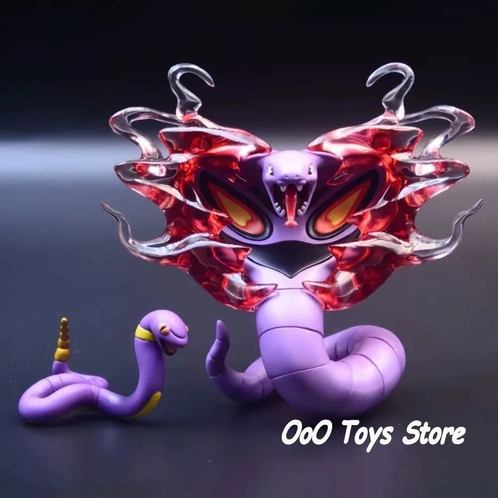 3-8.5cm Anime Pokemen Figure Ekans Evolutionary Combination Action Figures Pvc Desktop Ornamen Collection Model Toys Gifts