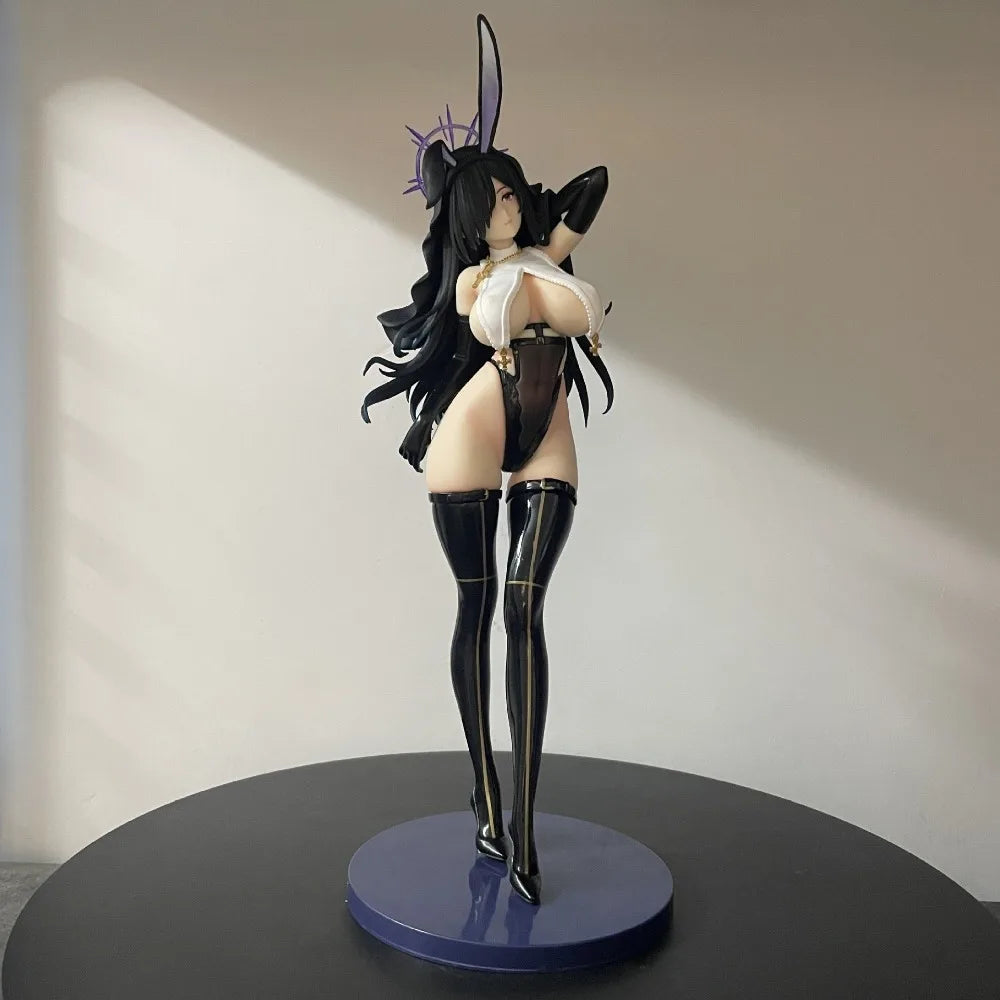12.6in/32cm Anime Black Sister Figure Bunny Action Figures PVC Statue Model Collection Toys Gifts