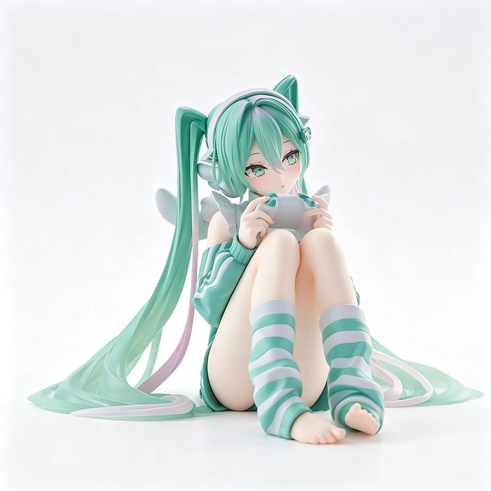 13CM Anime Hatsune Miku Action Figures Holiday Memories Game Ver Figure Anime Figurines Model Toy Gift Desktop Decoration