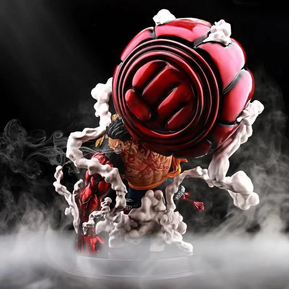 One Piece's hand and the country's fourth gear Lufei Ape King gun fist Meng Qi D Road Feinika hand GK model desktop ornaments