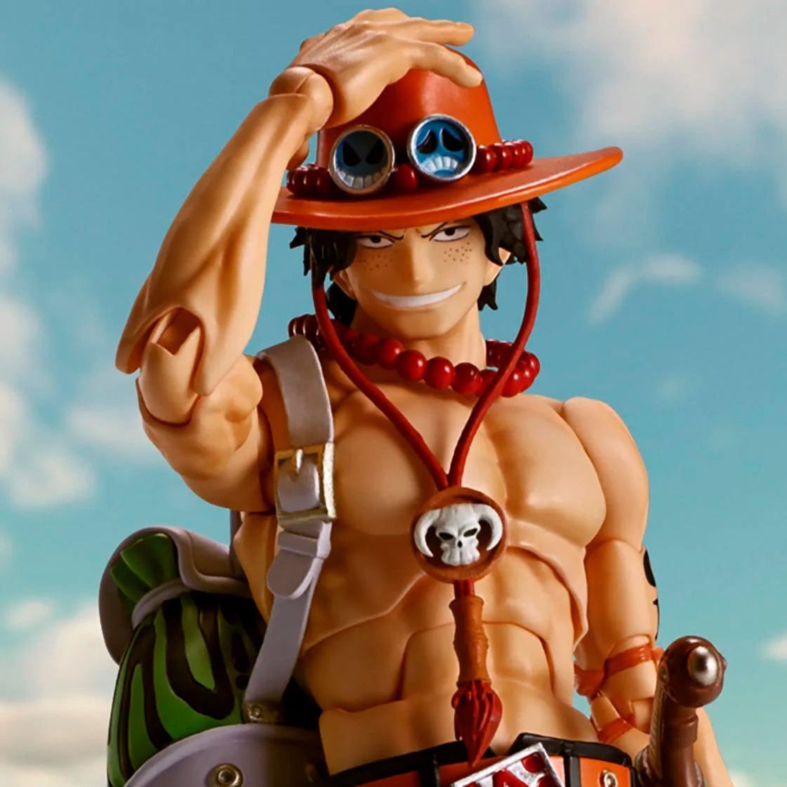 Bandai SHF Ace Articulated Action Figure Desktop Collectible Ornament, Perfect Gift for Boys Grade Anime Statue