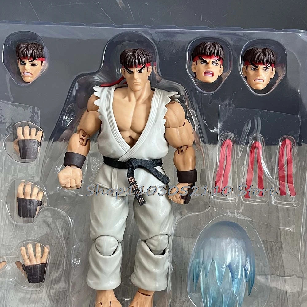 ST Street Fighter Guile Ken Ryu Action Figure Anime The Final Challengers Model Doll Statue Joint Movable Movie Toys Gifts