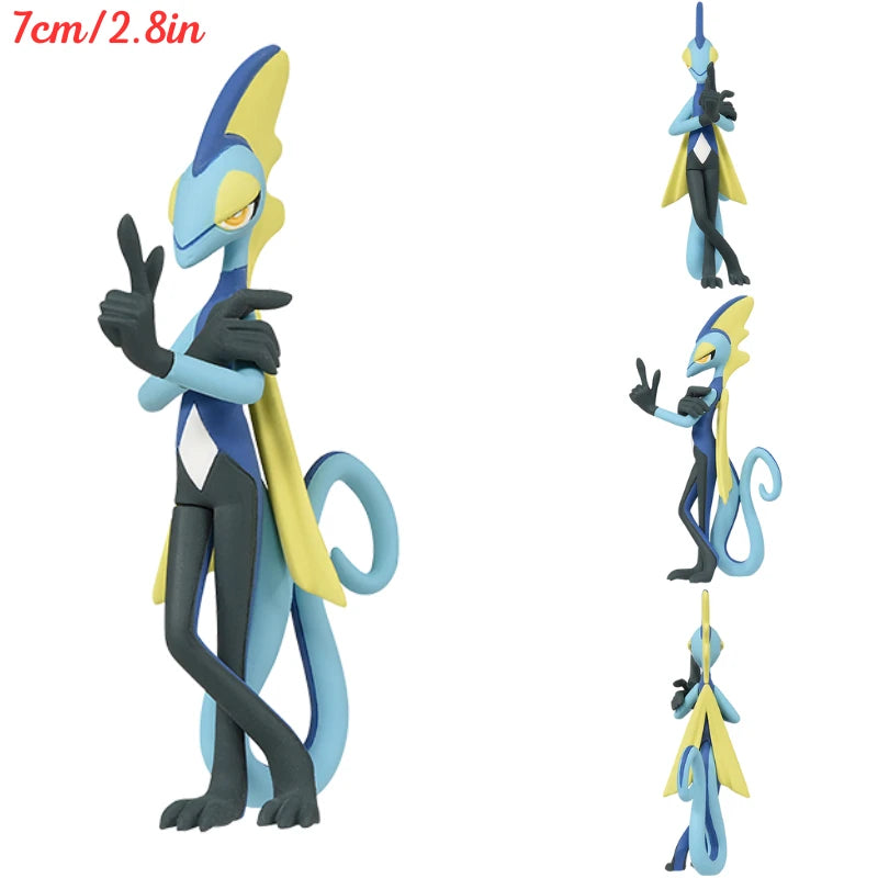 Pokemon Oringinal Psyduck Riolu Lucario Cinderace Armarouge Figure Toys Anime Tyranitar Dragapult Ceruledge Floragato Model Doll