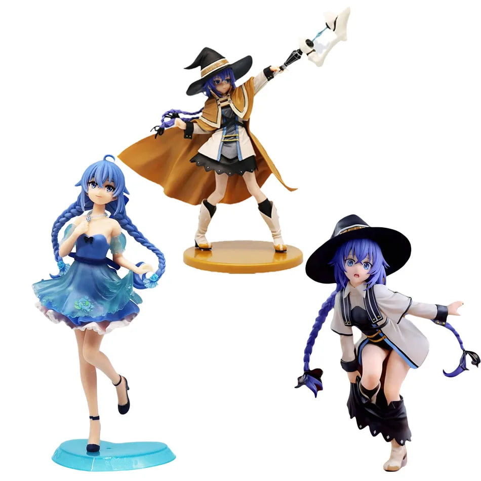 25cm Magician Roxy Migurdia Action Figure Mushoku Tensei：Jobless Reincarnation Anime Figure PVC Adult Collection Model Doll Toys