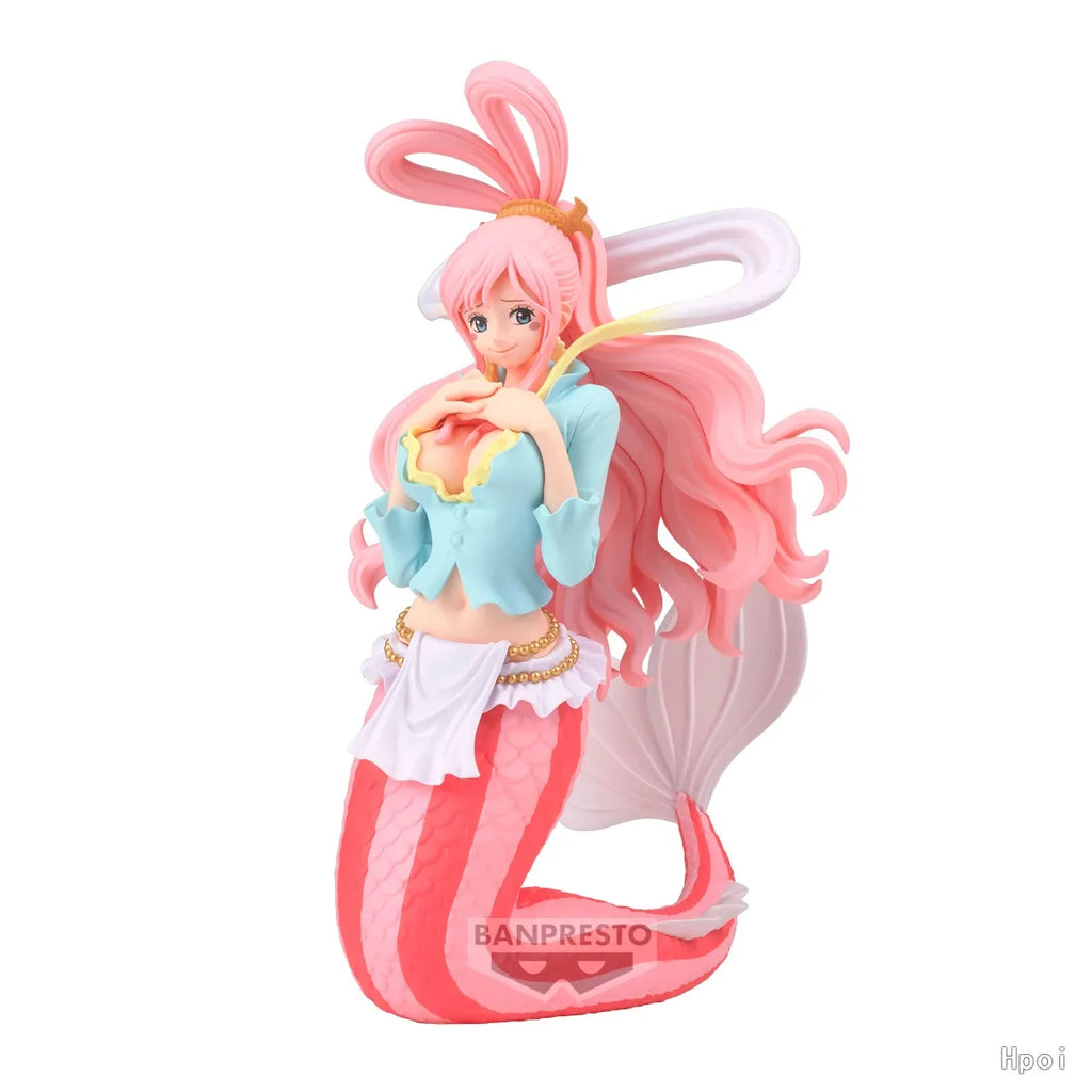 16CM Anime One Piece GLITTER&GLAMOURS Shirahoshi Figure Mermaid Princess Scene Model Toy Doll Aciton Figure Desktop