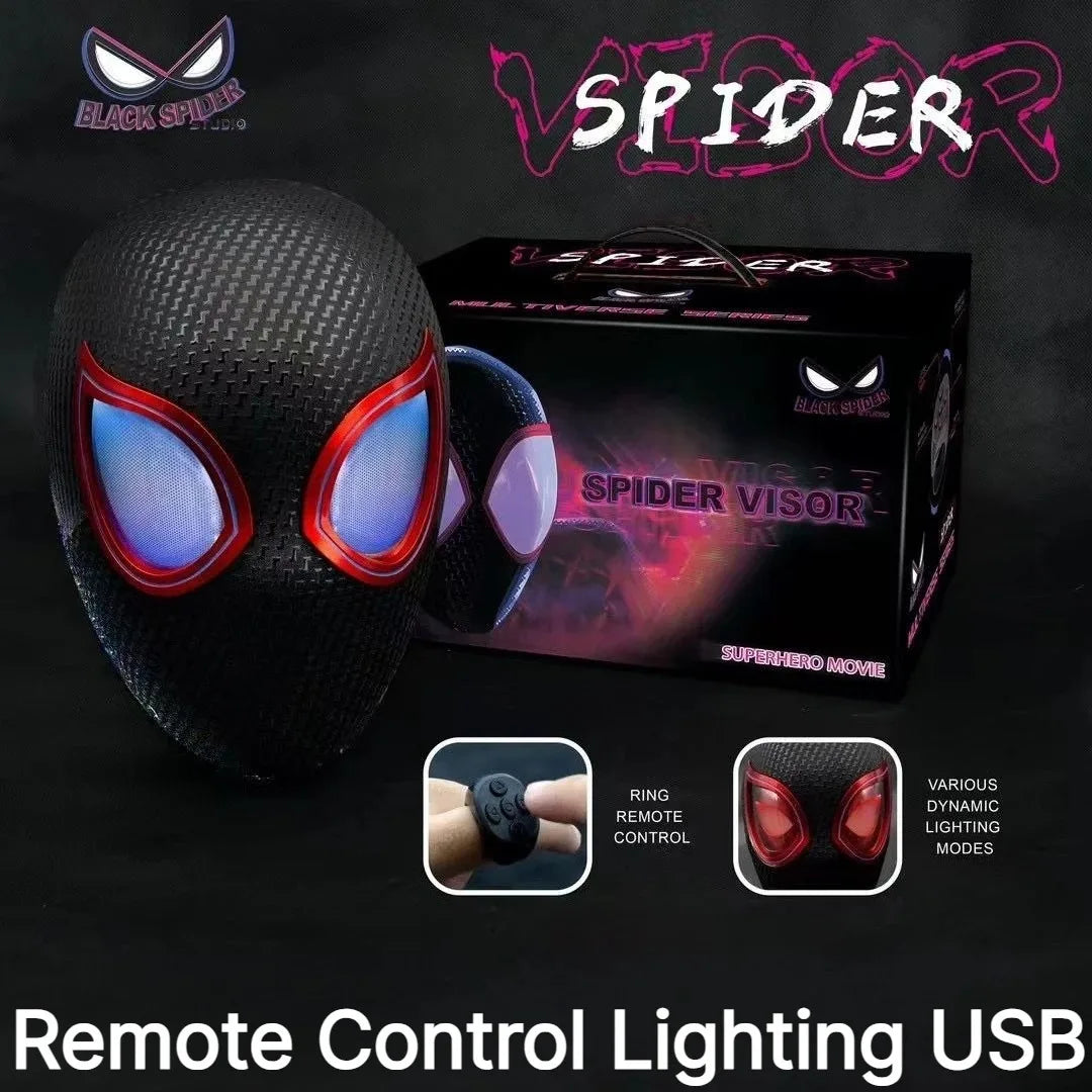 Superhero Mask/Spider-Man Helmet, Anime Character Cosplay, Full-face Mask, All-season Sun Protection, Party Gift.