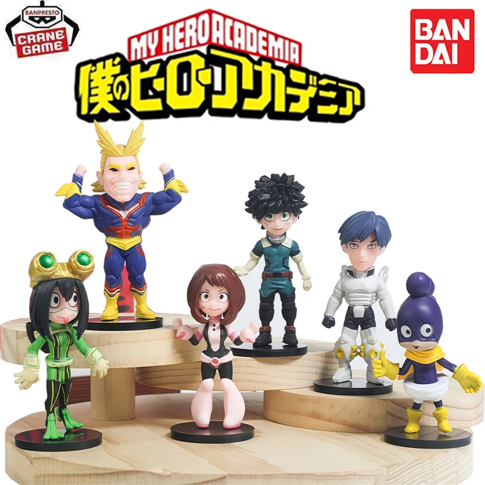 New Original BANPRESTO 6pcs 7cm My Hero Academia Anime Figure Pvc Action Figures Katsuki Anime Character Gift Collection Series