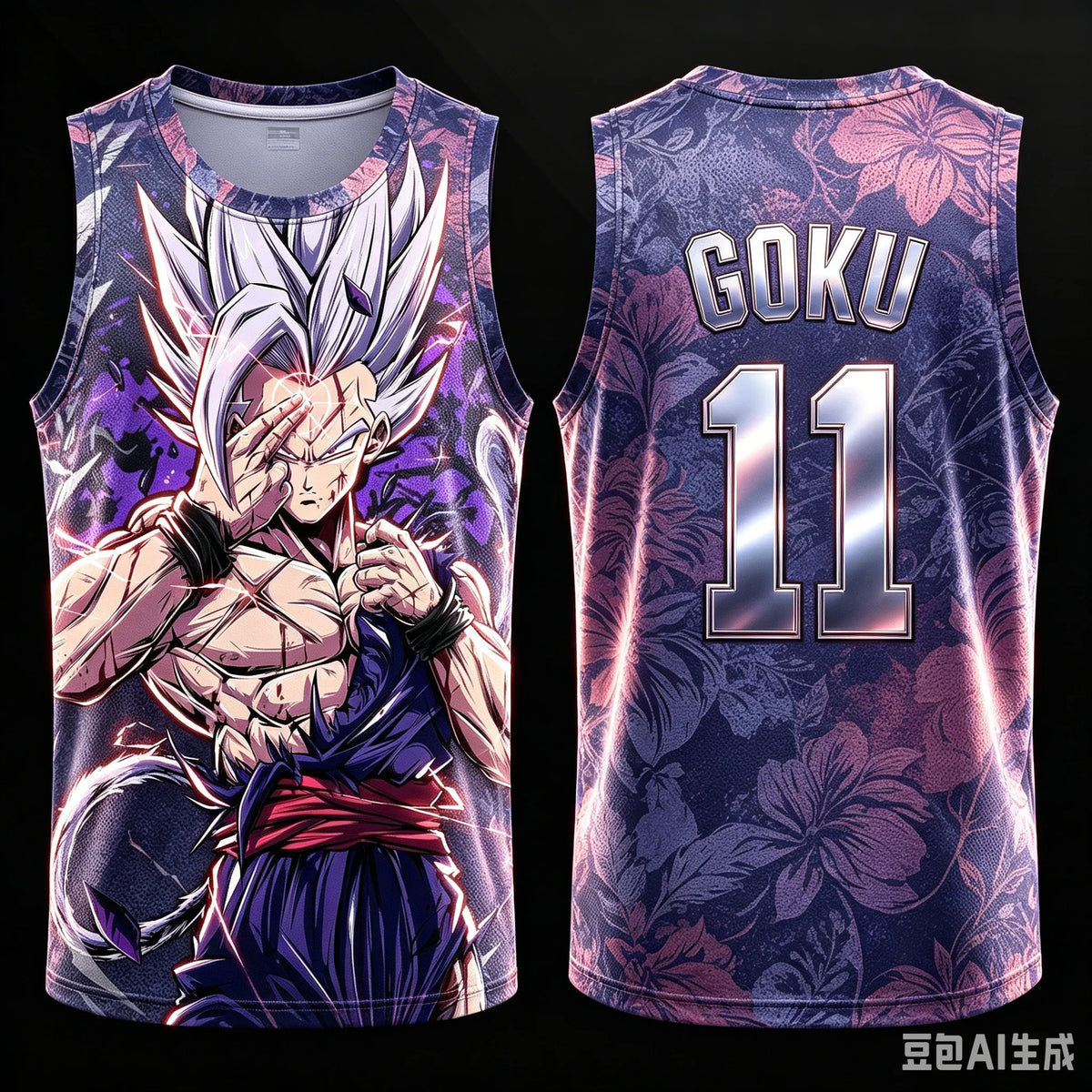 2026 New Dragon.Ball Beast Gohan Vest NO.23 24 77 11 45 1 2 34 Anime Adult Men's 3D Printed Special Basketball Jersey Vest Kids