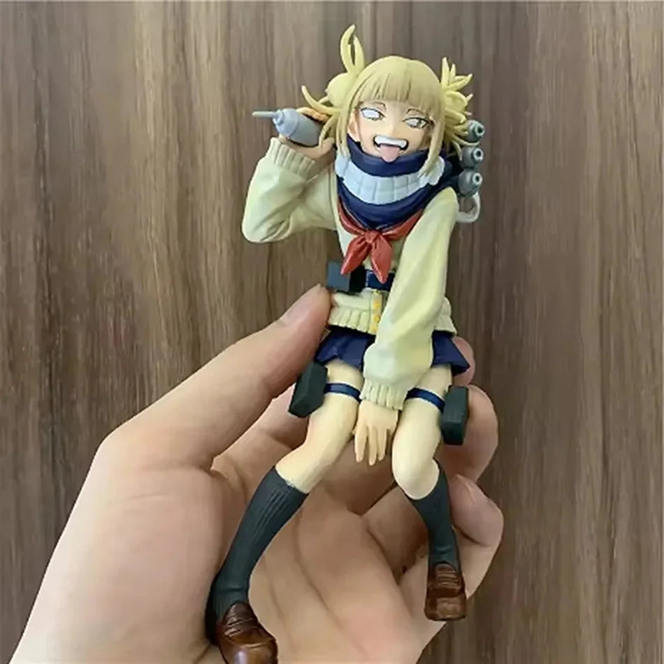 MHA Toga Himiko Anime Figurine 15cm PVC Action Standing Model Toy Collectible Anime Doll Gift for Boys And Girls