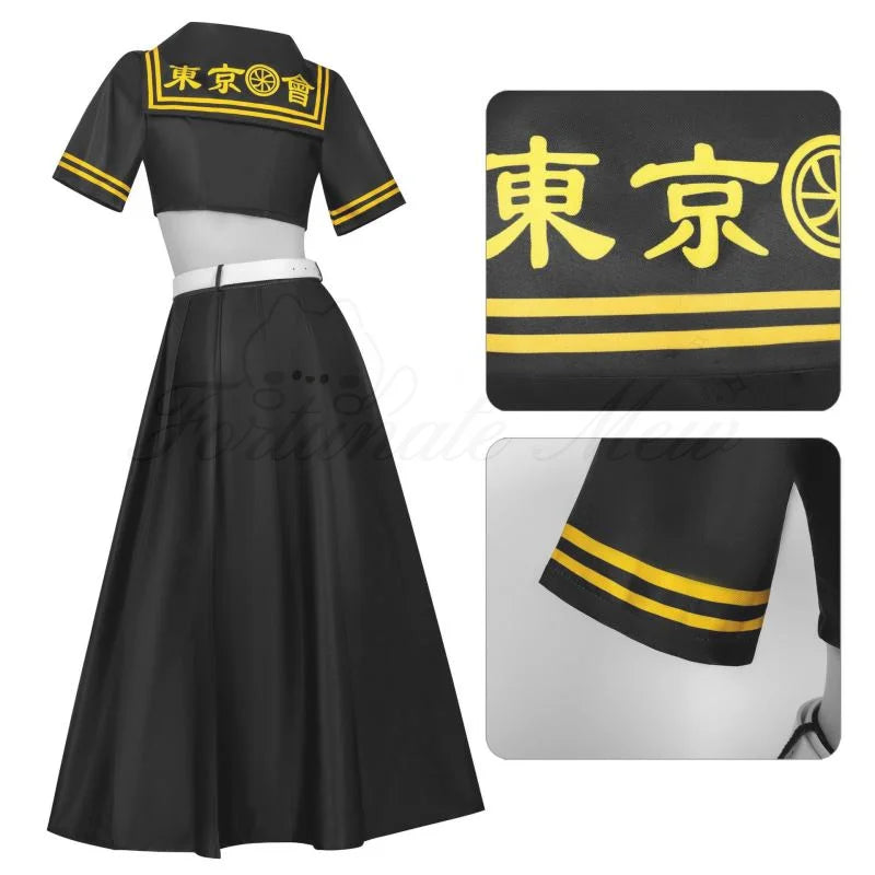 Halloween  Avengers Walking Foolish Squad cosplay costume, Sano Manjiro Ryuken cosplay costume set