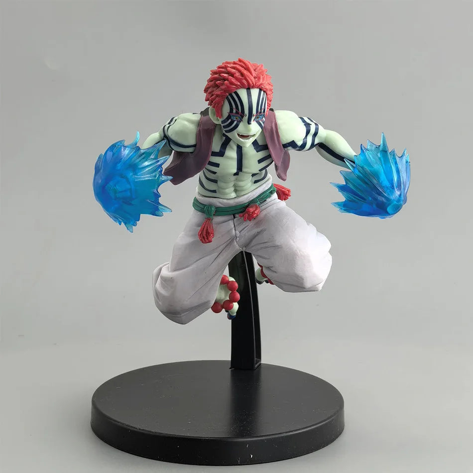 Bandai Anime Demon Slayer Figure Model Juuni Kitsuki Akaza Battle Figure Kimetsu No Yaiba Desktop Decoration Collection Gift