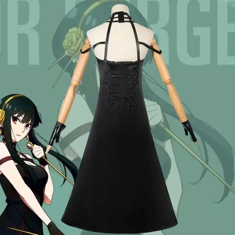 Yor Forger Cosplay Long Sweater Costume Anime Spy family Full Set Carnival Uniform Halloween Party Masquerade for Women Game