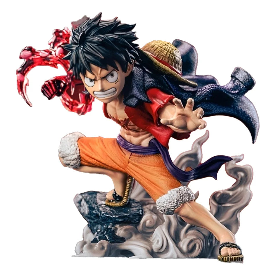 18cm One Piece Monkey D. Luffy Figures Battle Style Action Figures Anime Collection PVC Model Doll Toys Kid Birthday Gifts