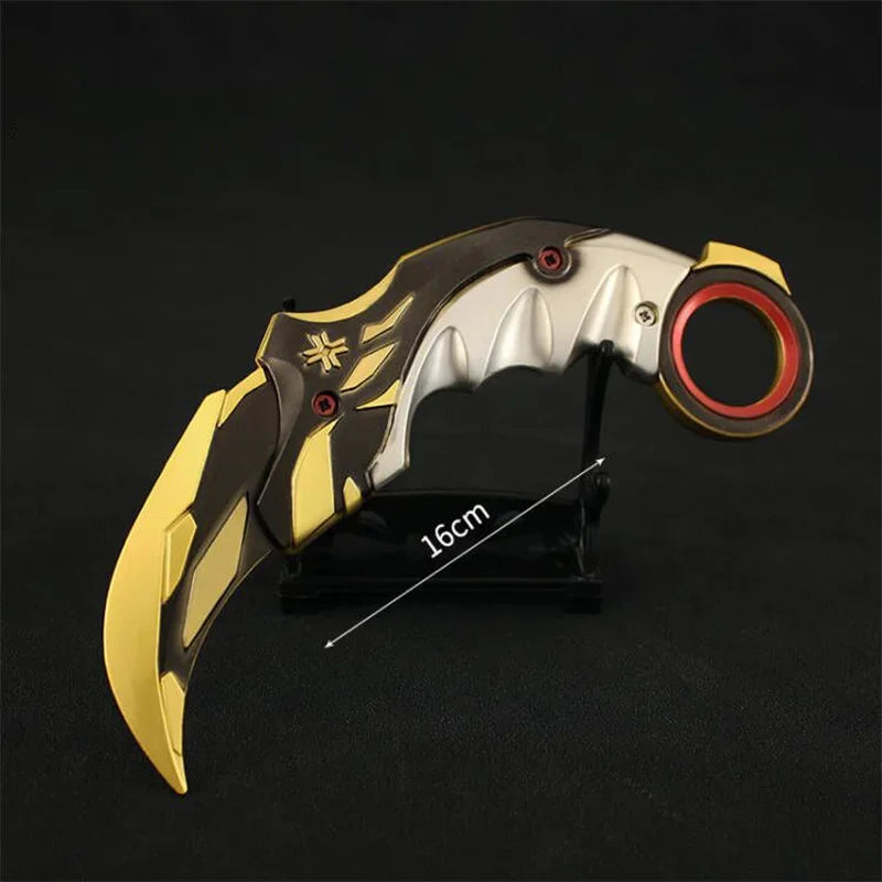 Valorant Melee Knife Toy Sword Figure Karambit Prime Reaver Series VCT Claw Knife Ion Tactical Knives Boys Gifts Game Gifts