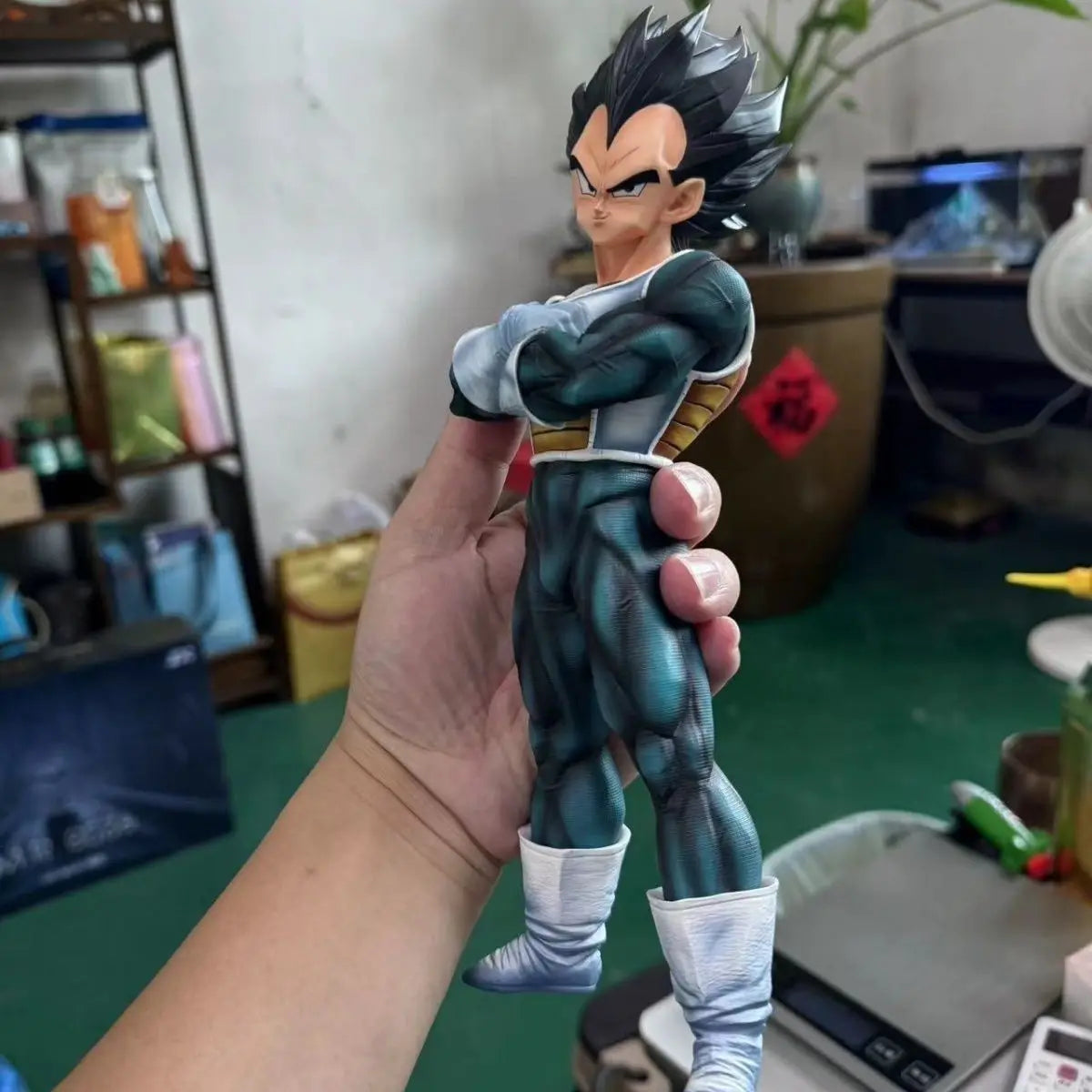 Dragon Ball Z Vegeta Anime Figures 28cm Action Figurine Painted Statue Saiyan PVC Gk Model Toy Desktop Ornament Collectible Gift