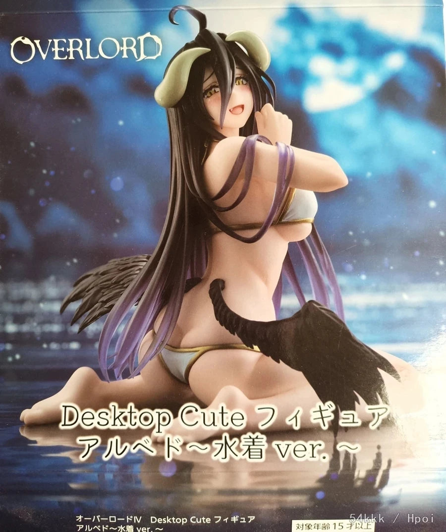 13cm Hentai Figure OVERLORD Anime Figure Desktop Cute Swimsuit Albedo Action Figure Collection Model Toy Fans Birthday Gift