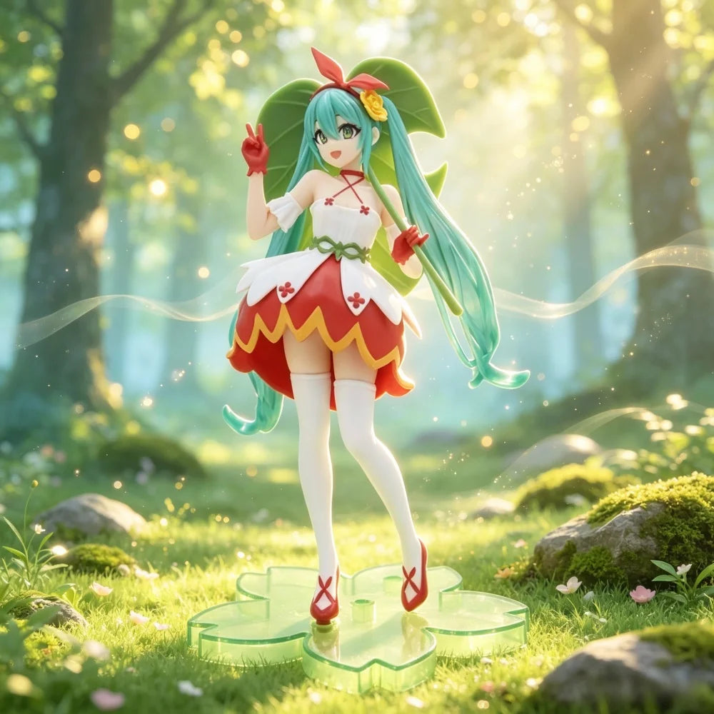 Hatsune Miku Figure Anime Girl Model Desktop Decor Collectible Doll Gift for Fans Future Vocaloid Statue Japanese Kawaii Otaku