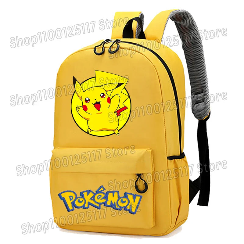 Anime Figure Backpack Printed Schoolbag Student Supplies Large Capacity Bookbag Cute Portable Colorful Knapsack Men Women Gift