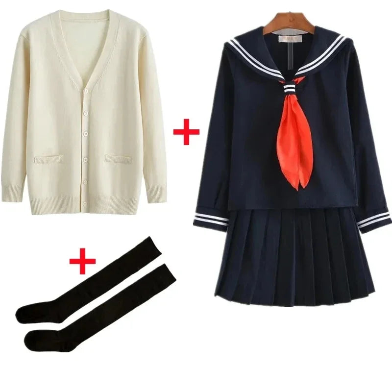 My Hero Academia Cosplay Halloween Costume Anime Boku No Hero Academia Himiko Toga JK Uniform Sweater Coat Wig Costumes