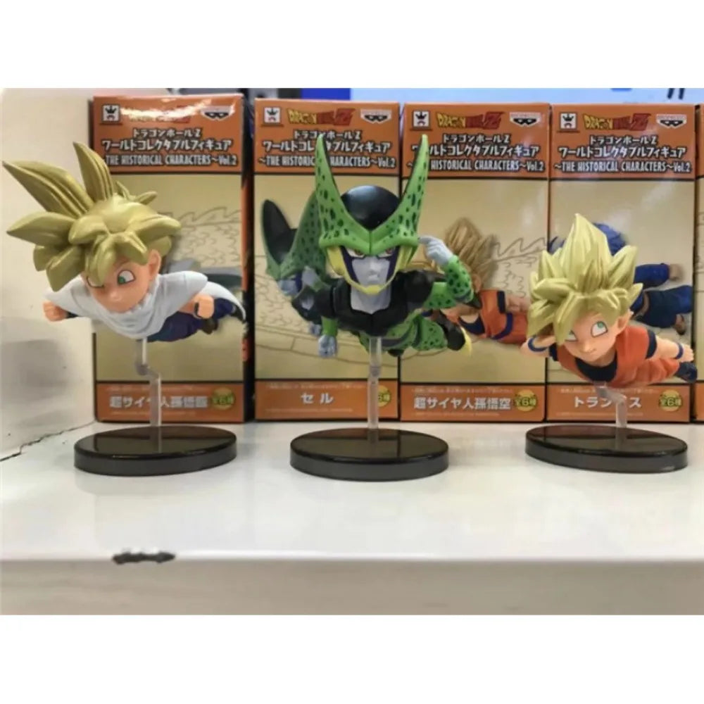 Dragon Ball Z Animation WCF 30th Anniversary Running Flying Articles 6 Super Saiyan Destruction God Hand-made Ornaments cartoon