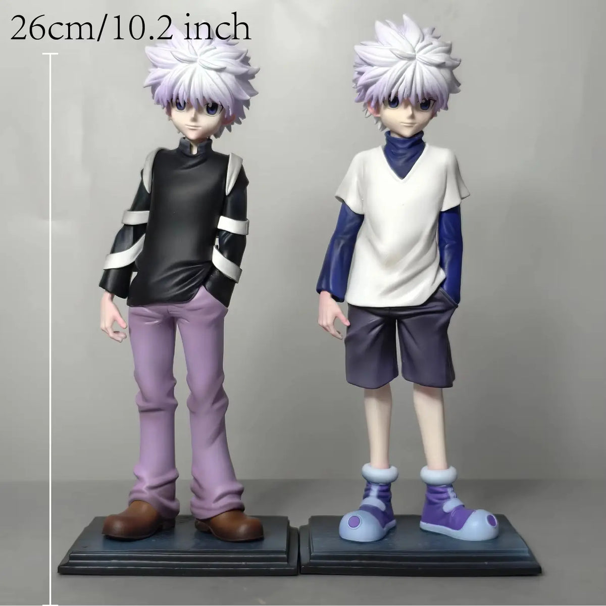 26cm 10.2 inch Anime Killua Zoldyck Figures Pvc Statue Desktop Ornamen Collection Statue Model Decoration Room Desk Toys Gifts