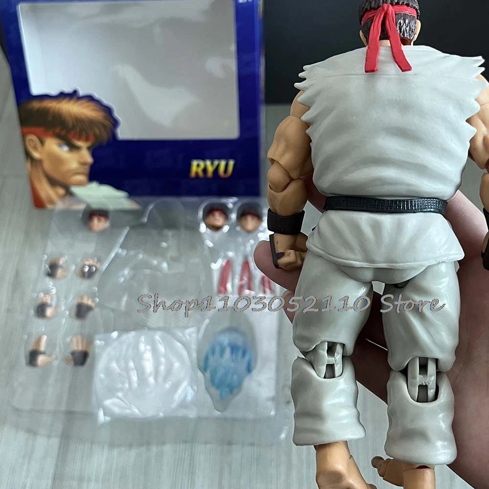 ST Street Fighter Guile Ken Ryu Action Figure Anime The Final Challengers Model Doll Statue Joint Movable Movie Toys Gifts