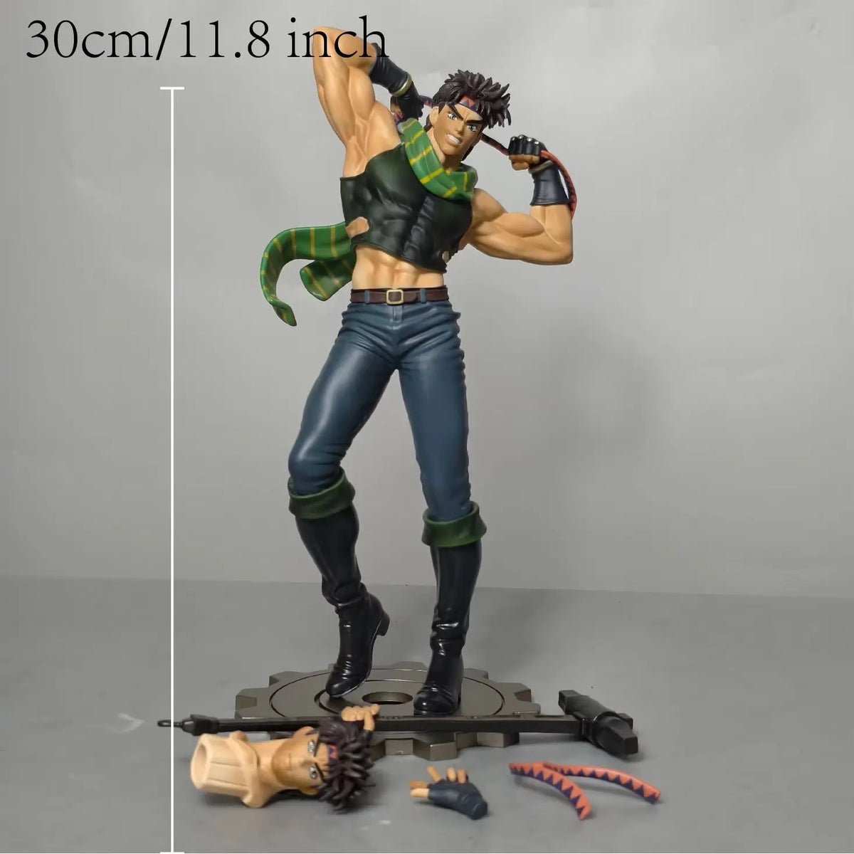 30cm 11.8 inch Anime Josef Joestar Figures Pvc Statue Desktop Ornamen Collection Statue Model Decoration Room Desk Toys Gifts