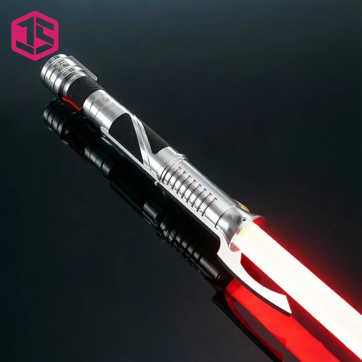 JS Upgraded RGB3.0 DK Lightsaber, Metal Hilt, Smooth Swing, Flash on Impact, Heavy Dueling Lightsaber, Cosplay Toy