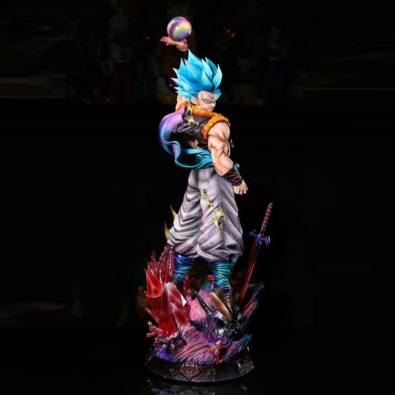 Jt Studio Dragon Ball 45cm Gogeta Statue - Cloudrise Version With Triple Interchangeable Heads Premium Gk Collectible Model Toys