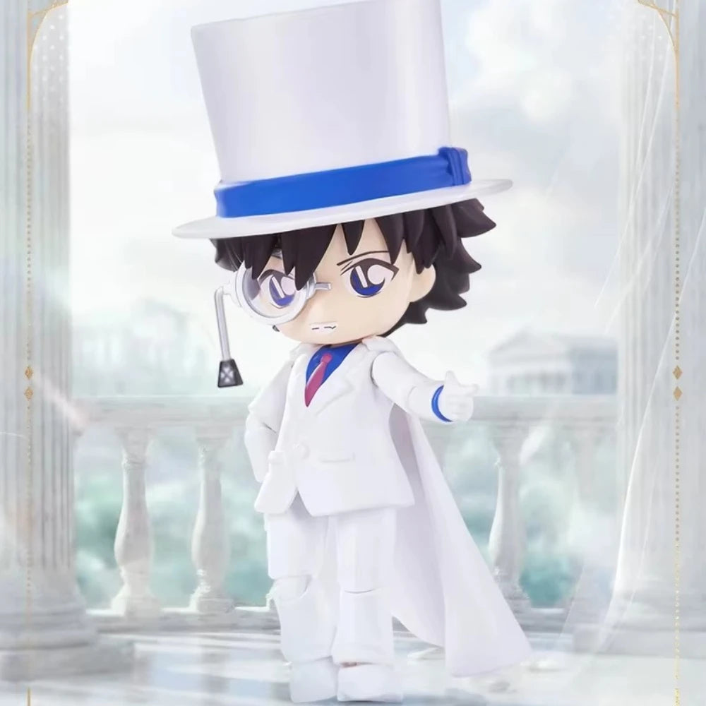 In Stock BLOKEES Detective Conan Encounter Q Series 30th Anniversary Kaito Kid BJD Figure Collectible Model Ornament Toy
