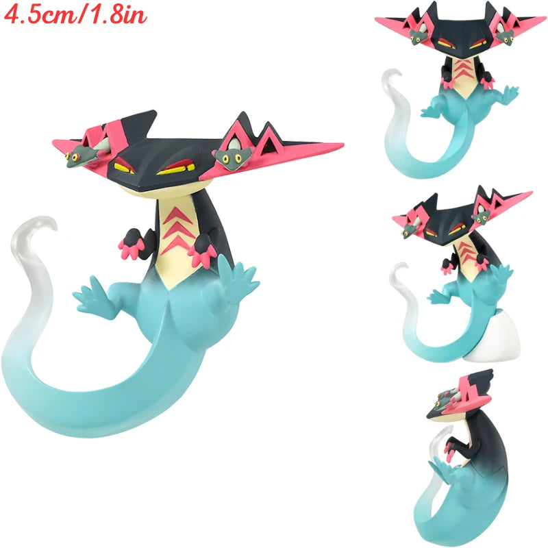 Pokemon Oringinal Psyduck Riolu Lucario Cinderace Armarouge Figure Toys Anime Tyranitar Dragapult Ceruledge Floragato Model Doll