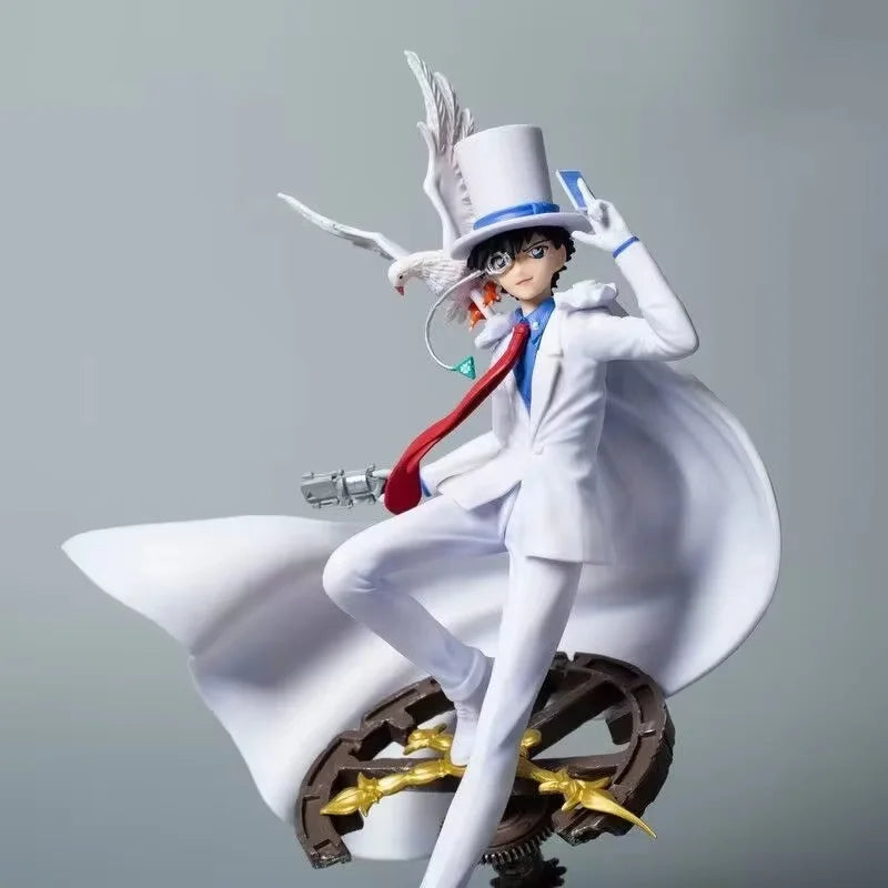 Hot Detective Conan Kaitou Kiddo GK Figure 31cm Anime Figures Action Figurine Statue Model Collection Decoration Toys Boys Gifts