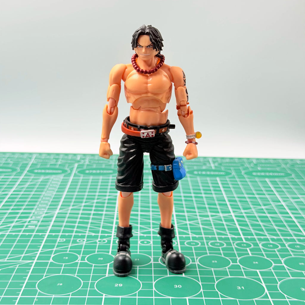 Bandai Soul Limited SHF Fire Fist Ace Top War One Piece Joint Mobile Handheld Model in Stock