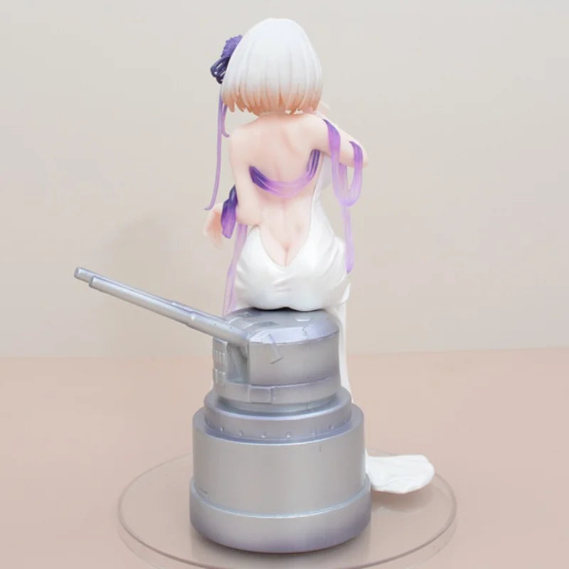 Azur Lane Sirius White Rose Ver. Face-swapped Seated Dress Ship Equipment Figure Model Ornament