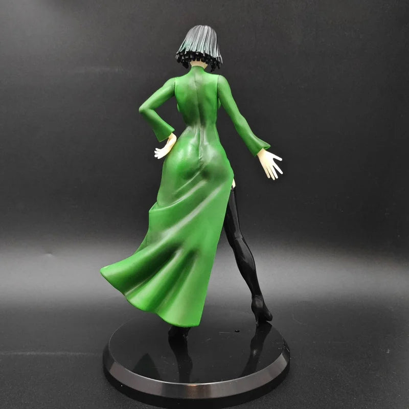 Hot 22cm One Punch Man Figure Fubuki Resin Model Painting Completed Version Anime Figure Plastic Model Toy Gift