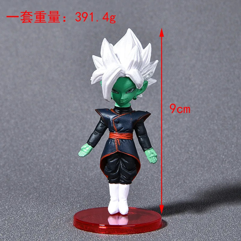 36 PCS  Dragon Ball hand-made full set of model anime Saiyan the Monkey King Vegeta Torankusu doll ornaments gifts.