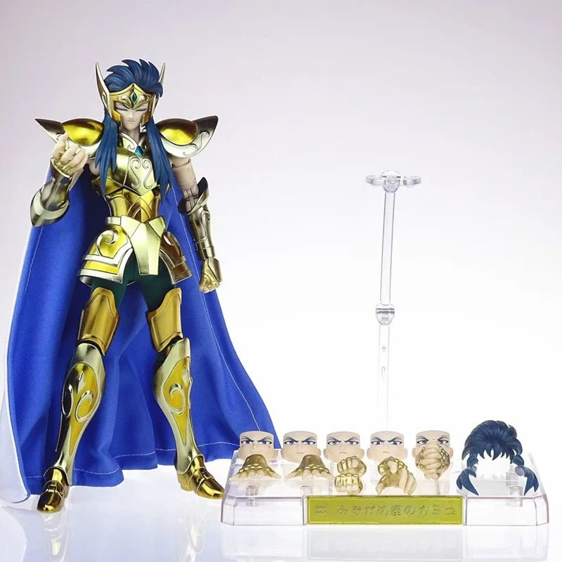 MST Saint Seiya Myth Cloth Aquarius Camus Leo Aiolia Capricorn Shura Gemini Saga Kanon Plus 3.0 Gold Knights of Zodiac Figure