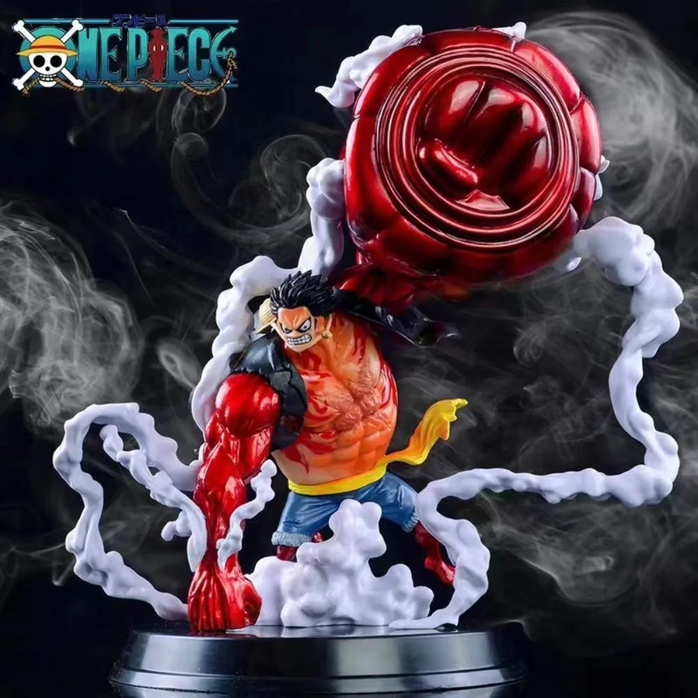 One Piece's hand and the country's fourth gear Lufei Ape King gun fist Meng Qi D Road Feinika hand GK model desktop ornaments