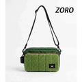 Official One Piece Anime Shoulder Bag Luffy Zoro Chopper Crossbody Bag Waterproof Layer Travel Storage Bag Fans Collection Gift.