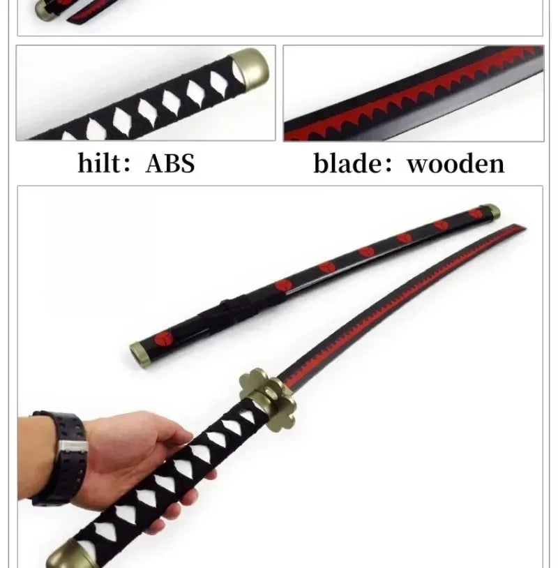 40incn Roronoa Zoro Katana Ninja Knife Sword Anime One Piece Cosplay Real Size Japanese Katana Original Samurai Sabre Toy Gift