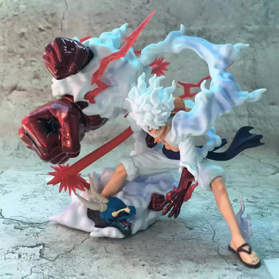 18cm ONE PIECE Nika Form Monkey D. Luffy Figure Collectible Decorations Anime Goods  Toy Gift Christmas Present for Kids