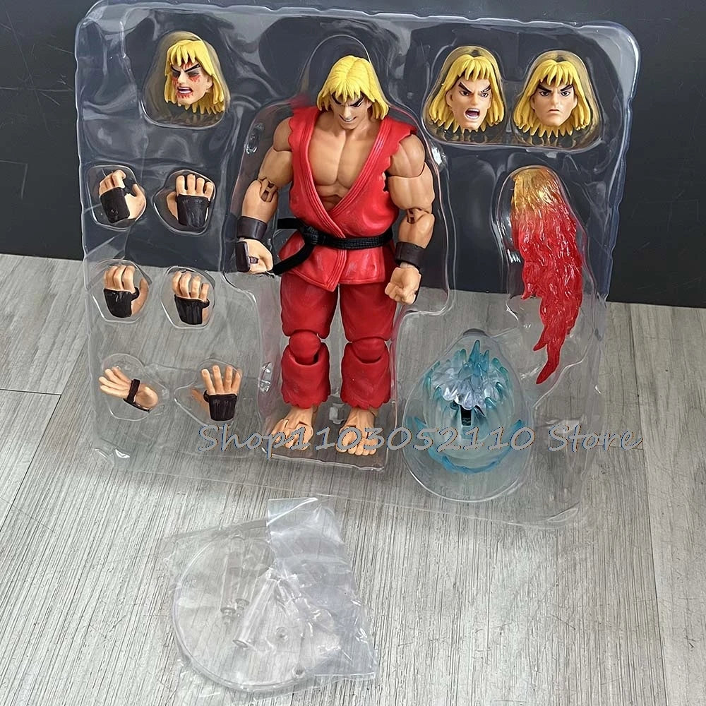 ST Street Fighter Guile Ken Ryu Action Figure Anime The Final Challengers Model Doll Statue Joint Movable Movie Toys Gifts
